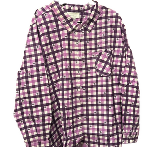 3/$20 Denim Moves Flannel Button-Down Shirt
